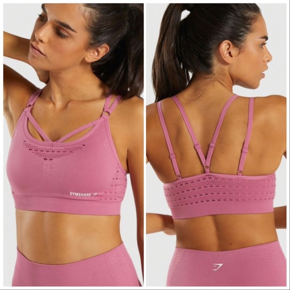 gymshark pink sports bra